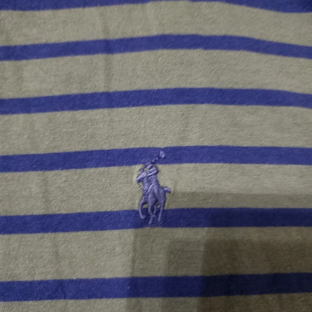 Polo Ralph Lauren Striped‎ Navy Green Men's T Shirt Tee Size XXL